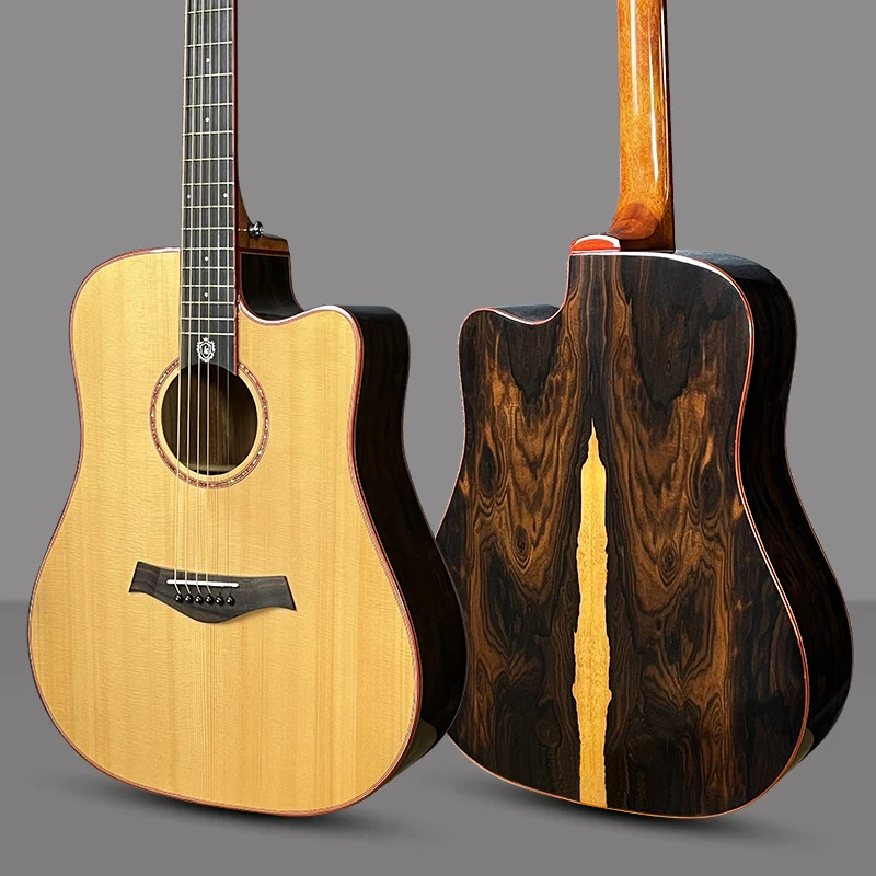 Дорожная Классическая акустическая гитара Fender Jazz шестиструнная большая Hetfield