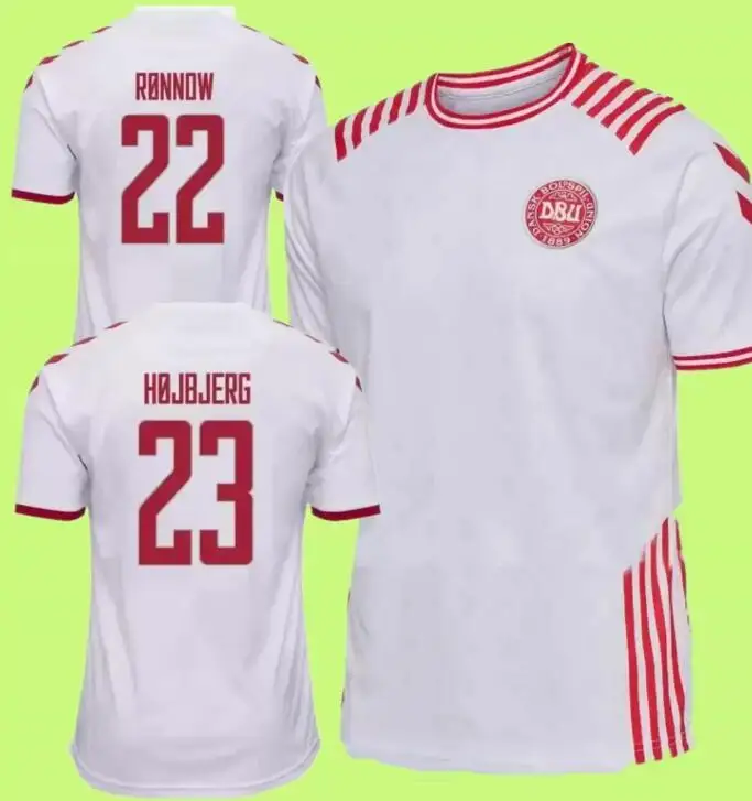 

22 23 Denmark 2022 Limited-Edition Kit special KJAER Maehle 2022 CHRISTENSEN Skov Braithwaite ERIKSEN DOLBERG football shirts