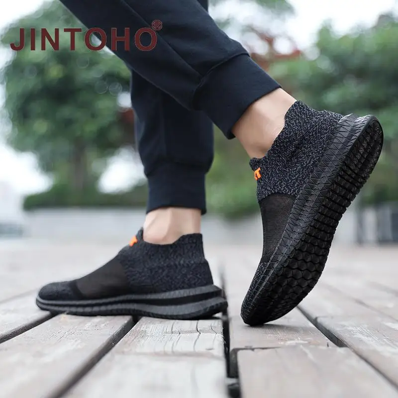 Легкие мужские кроссовки дышащая летняя обувь женские повседневные модные носки