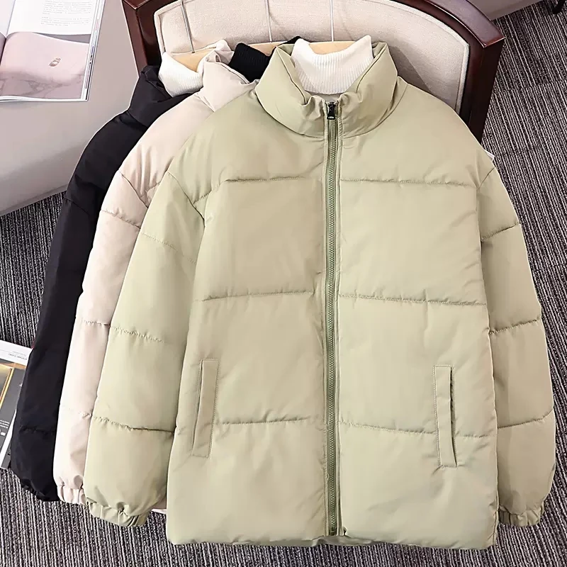 

Large-size Women's Cotton Coat 2022 Winter New Loose Thick Casual Bread Jacket Down Padded Clothes Female Cotton Jacket Woman's