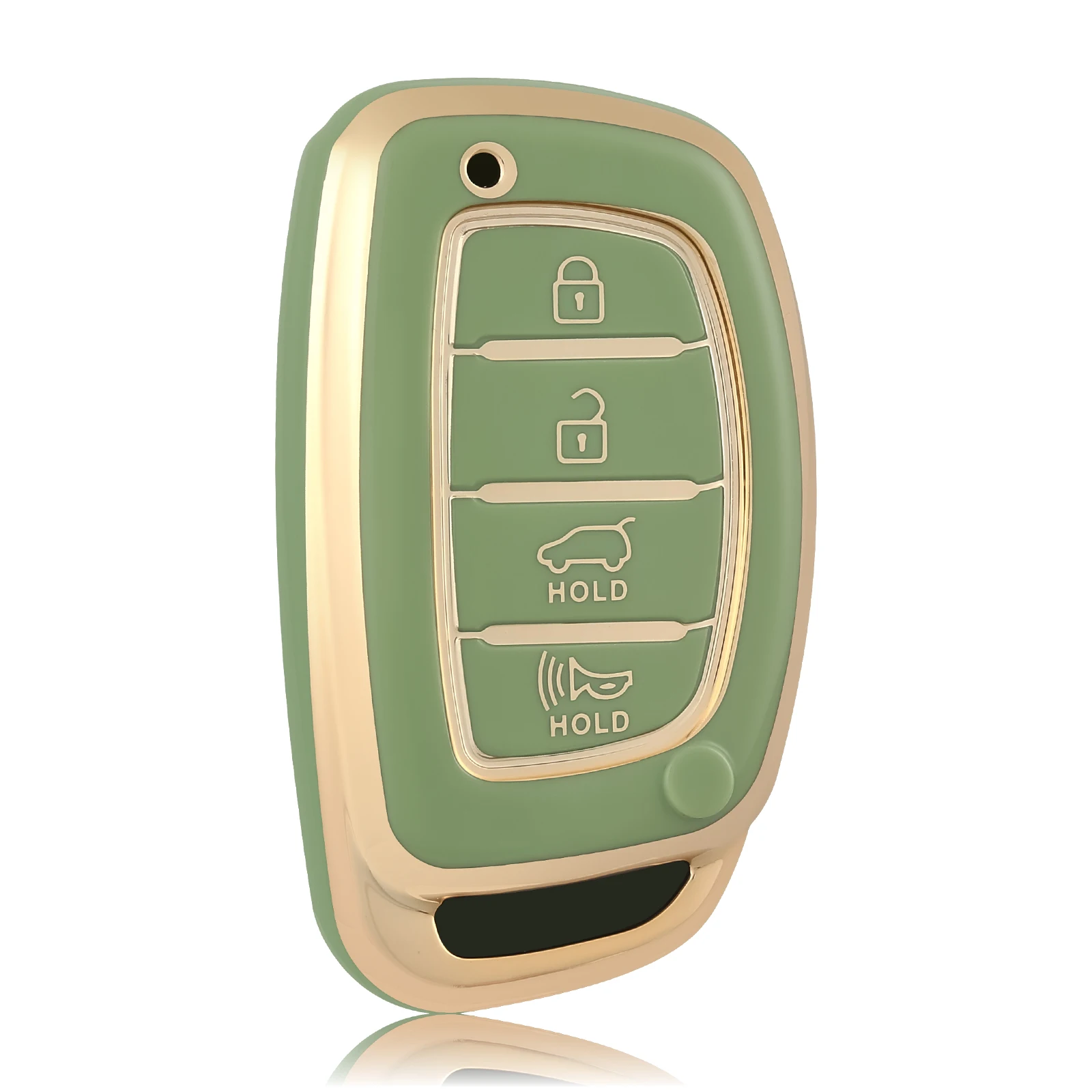 

Чехол для смарт-брелока с 4 кнопками для Hyundai Tucson Santa Fe Rena Sonata Elantra Creta Ix35 Ix45 I10 I30 I40 Solaris Accent