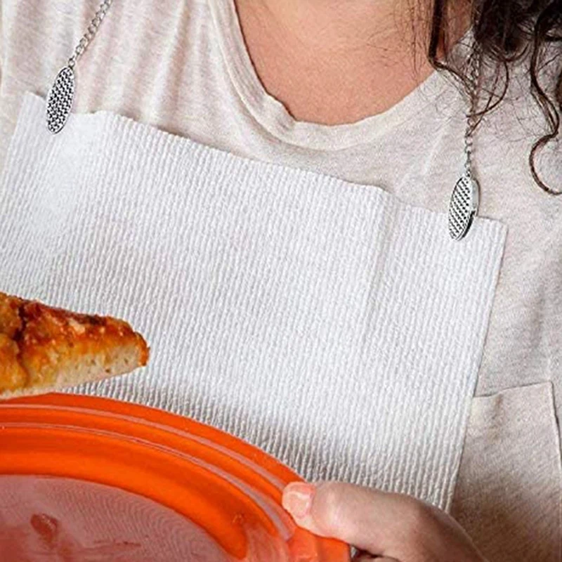 20 Шт Цепочка для салфеток Держатель Зажимы Гибкий Ремешок на шею пожилых людей