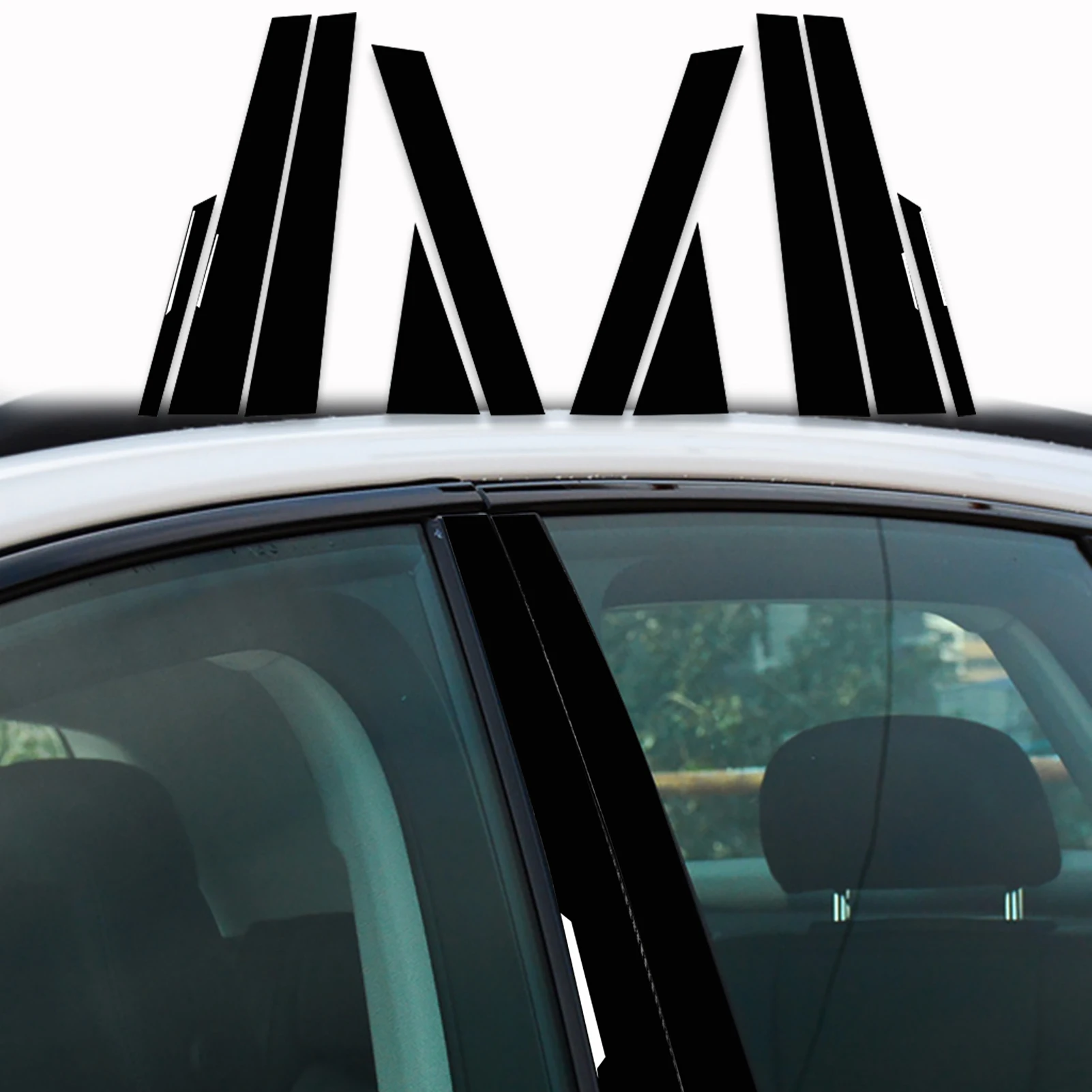 

Декоративная декоративная наклейка для Audi Q7 SQ7 4M 2016 2017 2018 2019, аксессуары для автомобиля, черное пианино