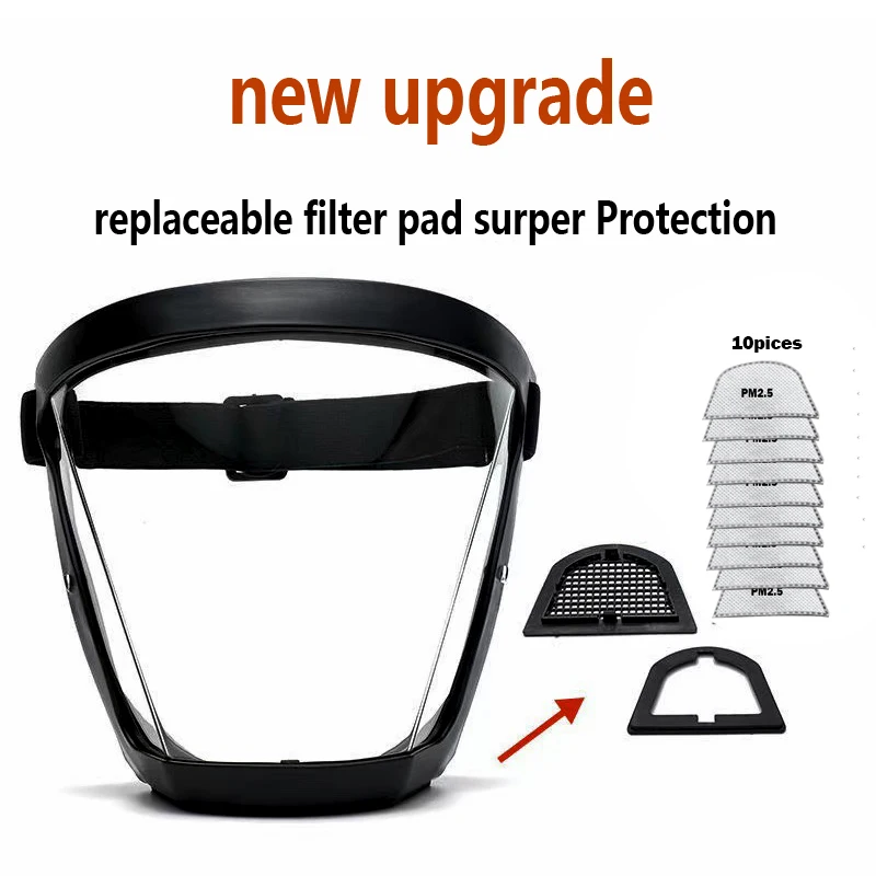 

Защитная маска для лица с фильтром PM 2.5 WORK Denfense