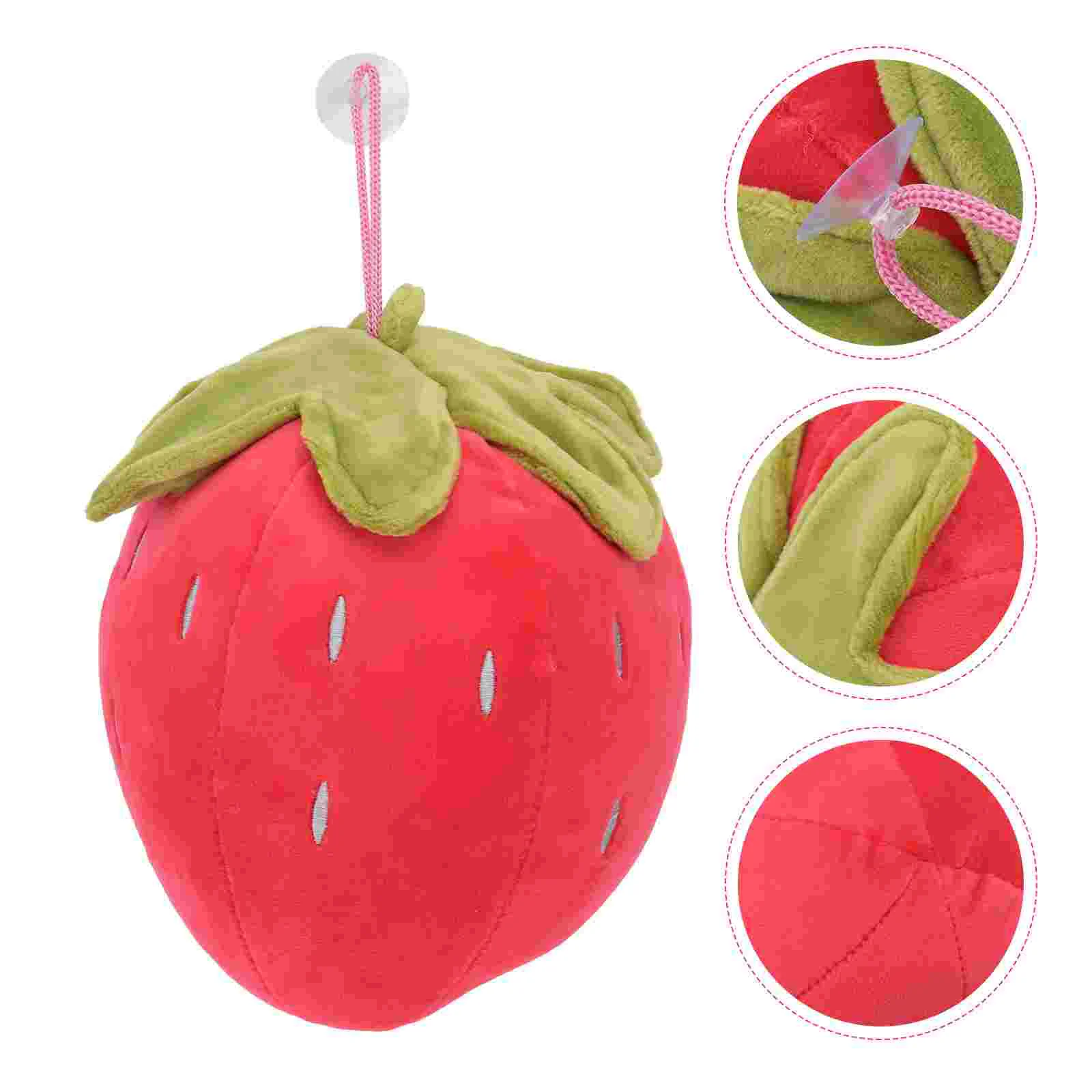 

Strawberry Pillow Plush Throw Pillows Stuffeddecor Toy Cute Fruit Cushion Animal Chair Present Birthday Decorations Room Gift