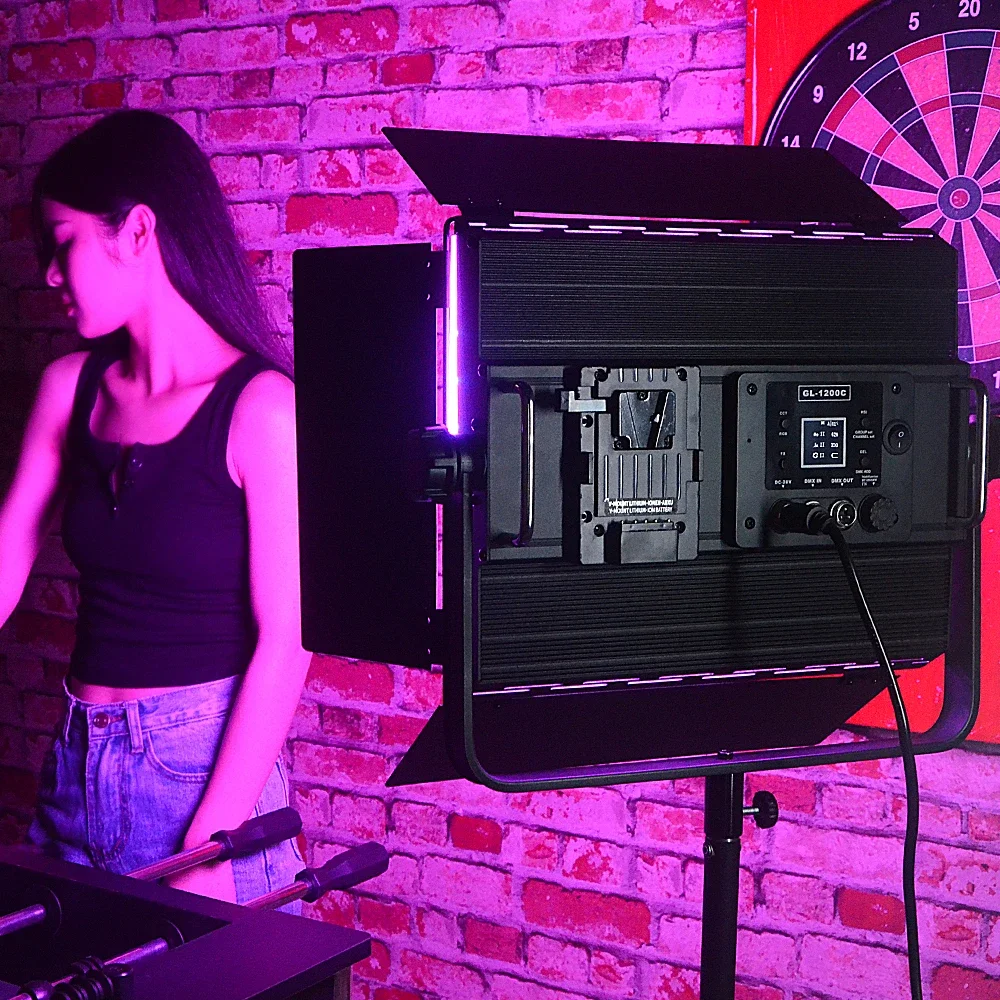 Новинка диммируемая светодиодная rgb-вспышка для студийной видеосъемки 120 Вт