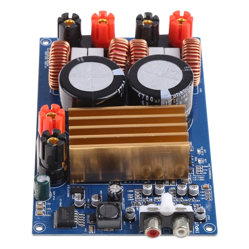 

Class D TPA3255 HIFI Digital Amplifier Board Digit Power AMP Circuit Module 300W + 300W for Dc 48V 4700UF/63V Drop Shipping