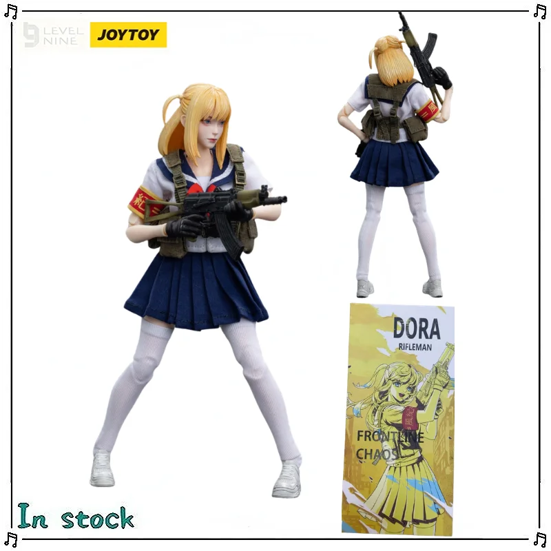 Фото Горячая распродажа: Оригинальная коллекционная фигурка JOYTOY 1/12 FRONTLINE CHAOS DORA №1