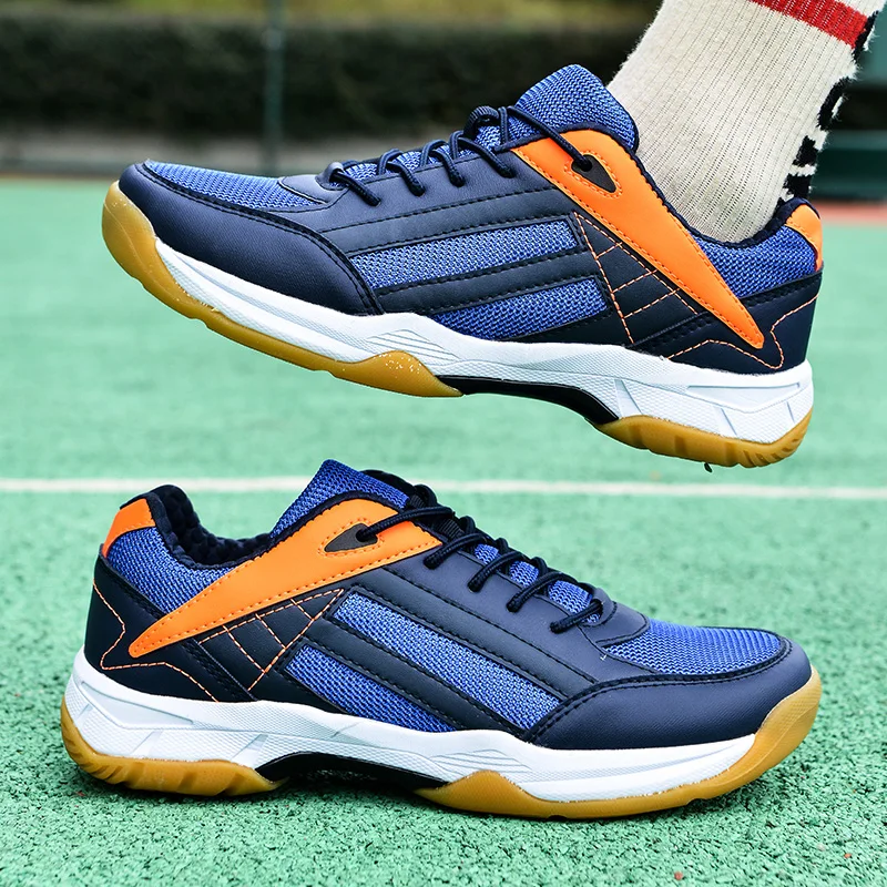 Professional Tennis Shoes for Men and Women Badminton Training Shoes for Teenagers Fashion Fitness Volleyball Shoes Size 36-45