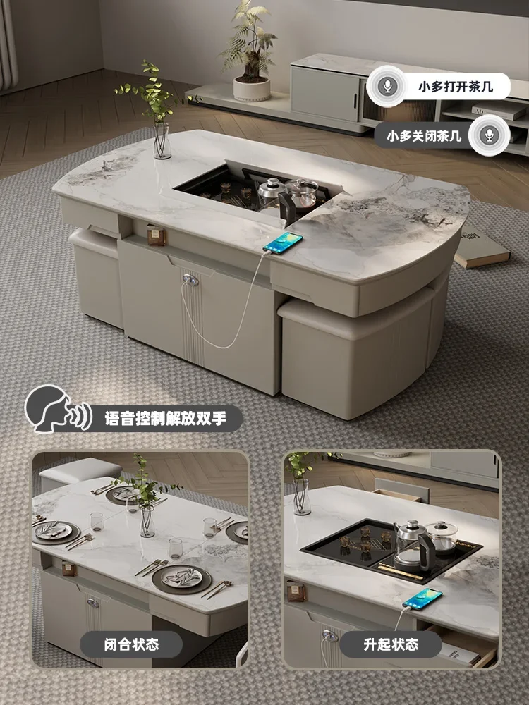 Интеллектуальный чайный столик с голосовым управлением встроенный женский