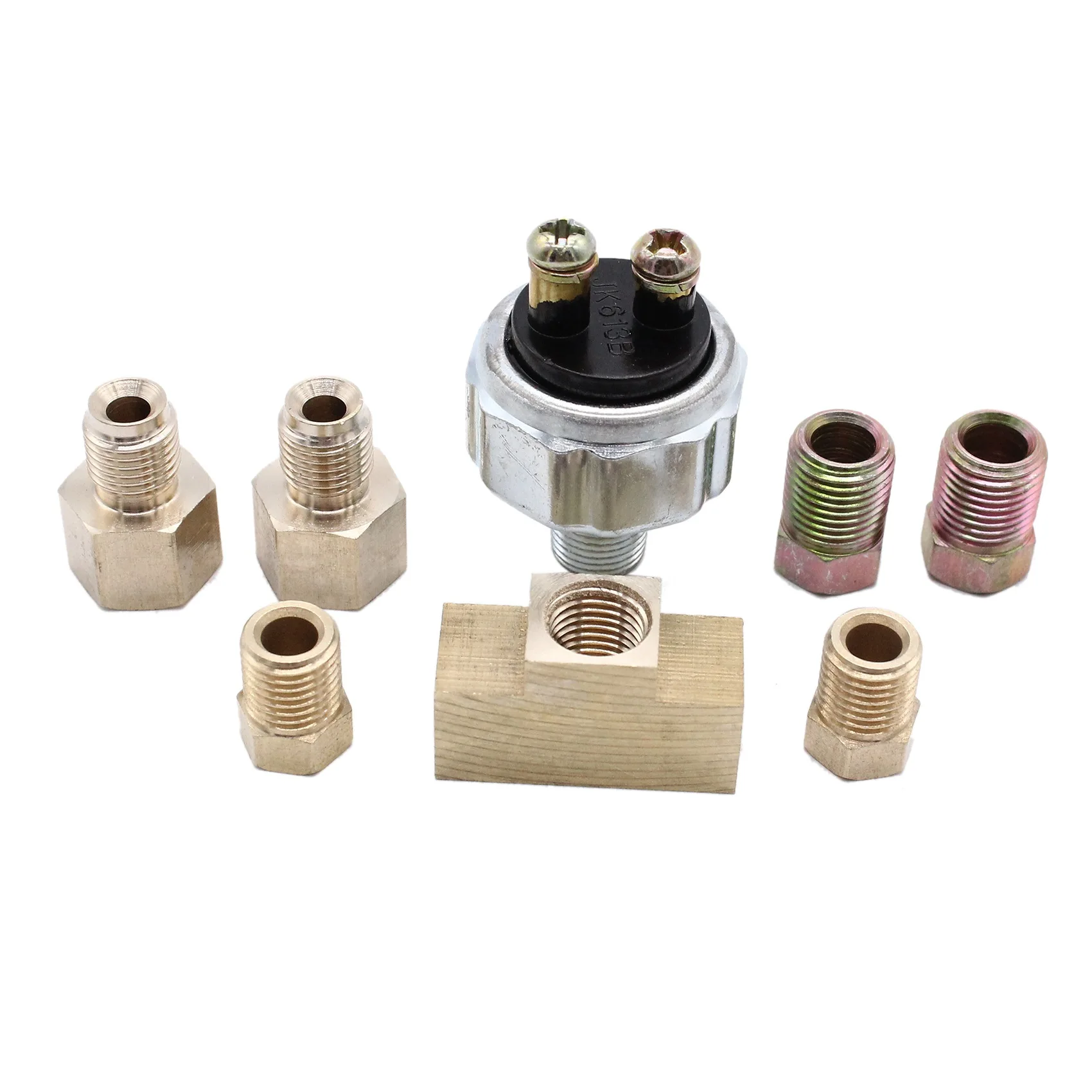 

Hydraulic Brake Light Switch Kit in Line Universal Metal for Car Modification