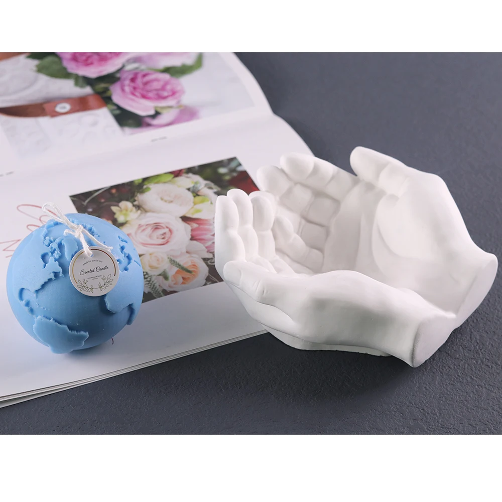 3D силиконовая форма в форме земли для свечей сделай сам креативное пространство