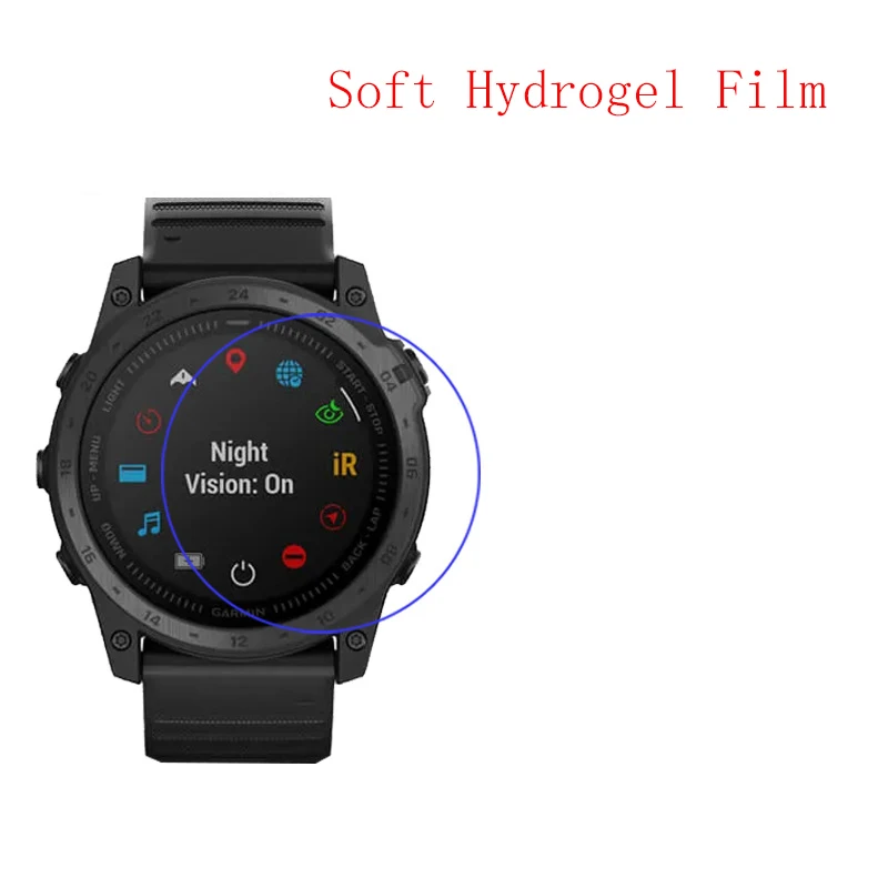 Мягкая гидрогелевая пленка прозрачная HD защитная умные часы для Garmin Tactix 7/7 Pro D41 мм