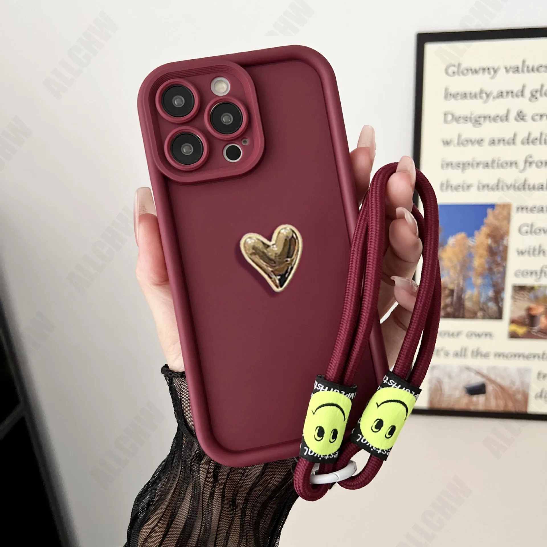 Фото Мягкий силиконовый чехол для телефона с 3D золотым сердцем для Xiaomi Mi 9 10 11 12 13 Lite 14 15 Ultra 11i 11X 12X Mi 9T 11T 12T 13T 14T Pro Cover №2