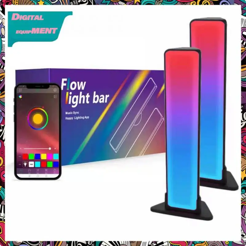 

Night Light Pickup Rhythm Light App Rgb Sound Control Music Atmosphere Stage Lamp Scene Modes Led Smart Light Bars 10w