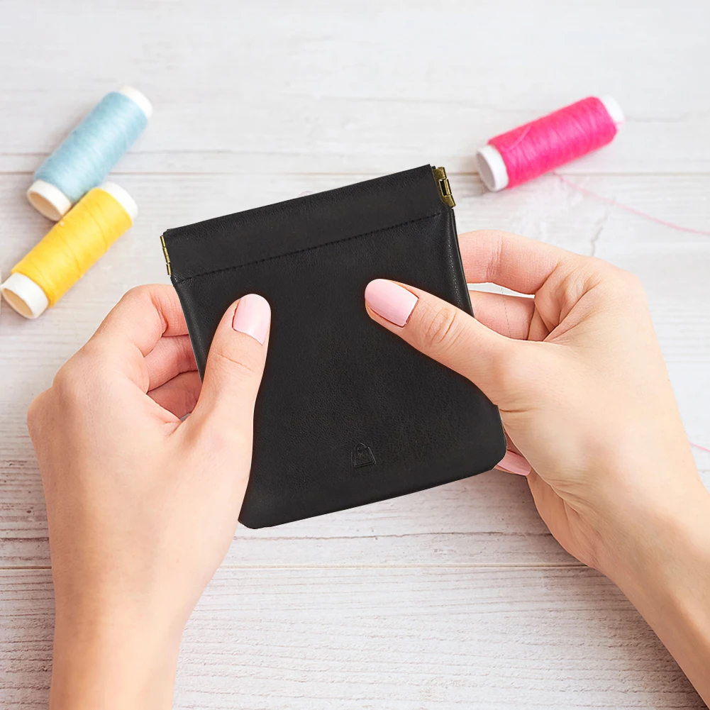 Портативные женские кошельки кожаная санитарная салфетка сумка-тампон