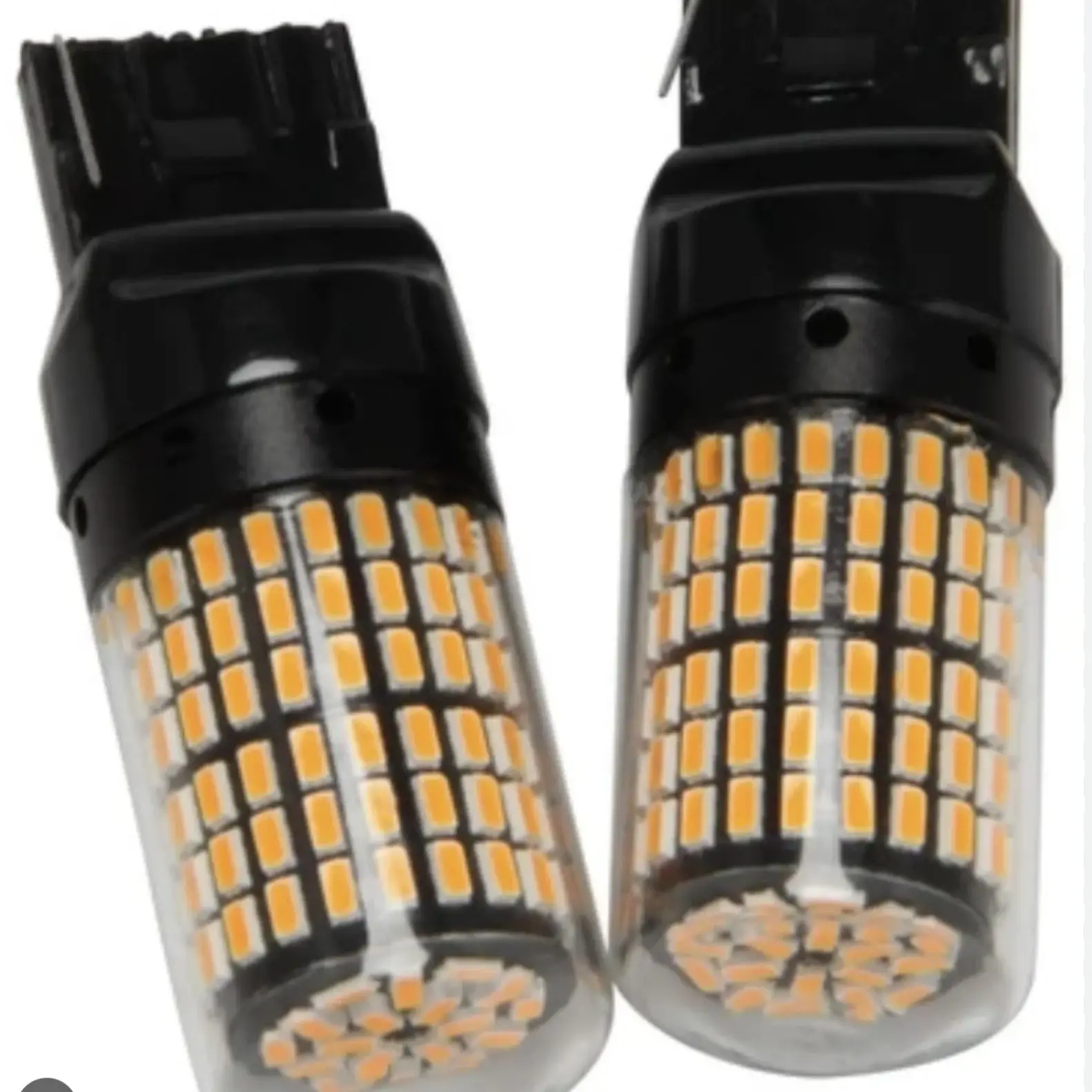 

2XT20 7440 LED Amber Canbus 3014 144SMD, без ошибок, для автомобильных поворотников, без гиперфлэша
