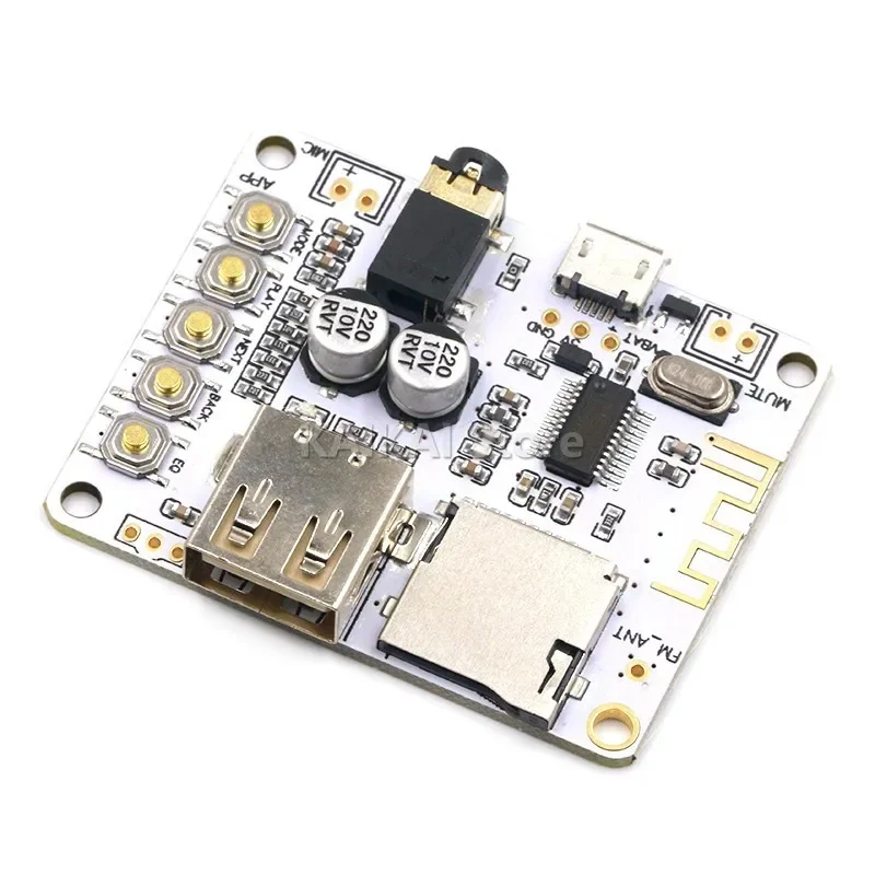 Плата аудиоприемника Bluetooth с USB-картой TF слотом для декодирования