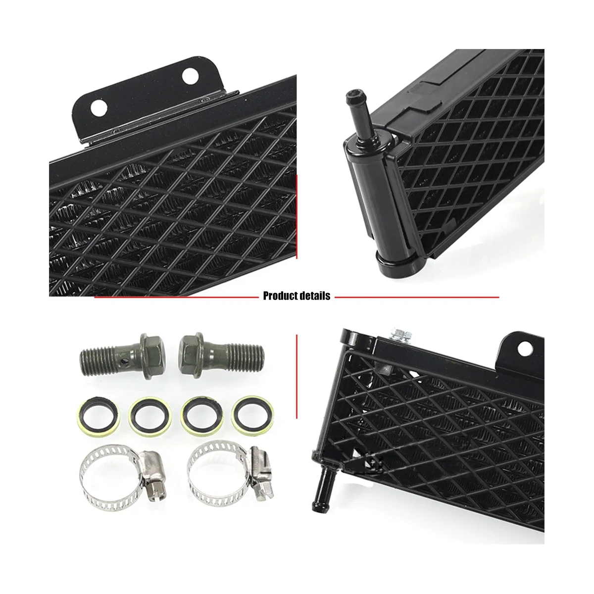 Мотоциклетный радиатор M8 интерфейс двигателя 50-160 куб. См ATV масляное охлаждение