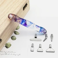 7pcs resin diamond painting pen 6ps alloy replacement pen heads multi placers point drill pens diy craft nail art tool set