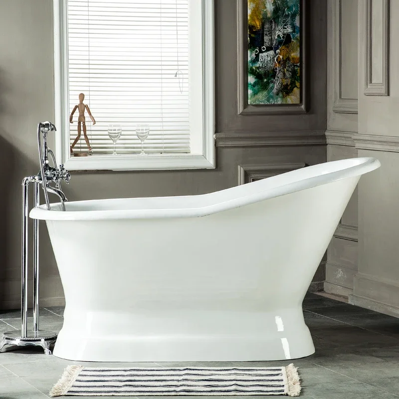 Портативный подлокотник для ванны взрослыхPedestal свободное плавание чугунная