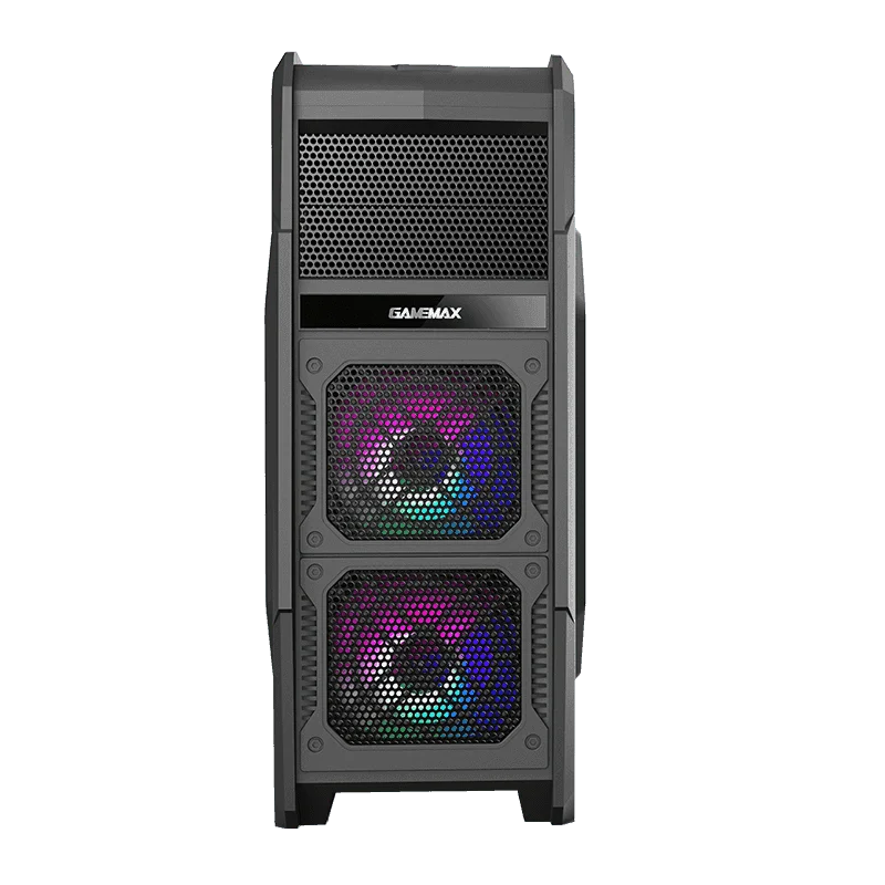 Чехол для игрового компьютера GAMEMAX Hauberk ATX-Tower чехол с 4usb-портами металлическая