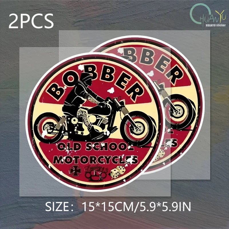 

Винтажные Ретро-наклейки В Стиле Боббер, Кафе-рейсер, Рокабилли, Пневматические, Для Мотоциклетного Кофра, Виниловые, ПВХ
