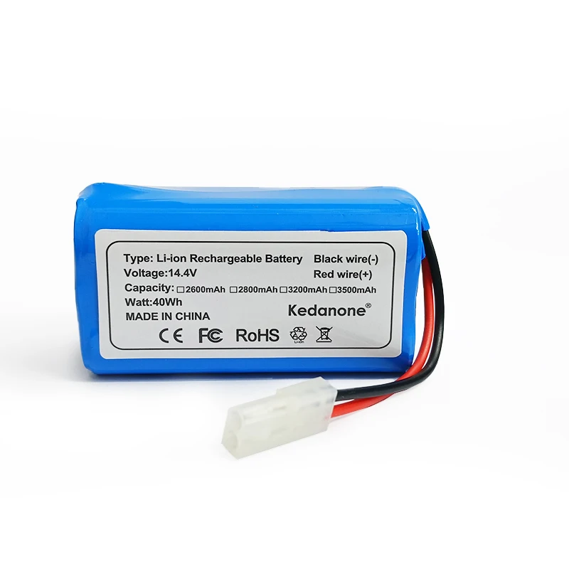 

18650 Rechargeable Battery Pack 2600mAh/2800mAh/3200mAh/3500mAh Lithium For Xiaomi G1 Vacuum Cleaner Battery Replacement Part