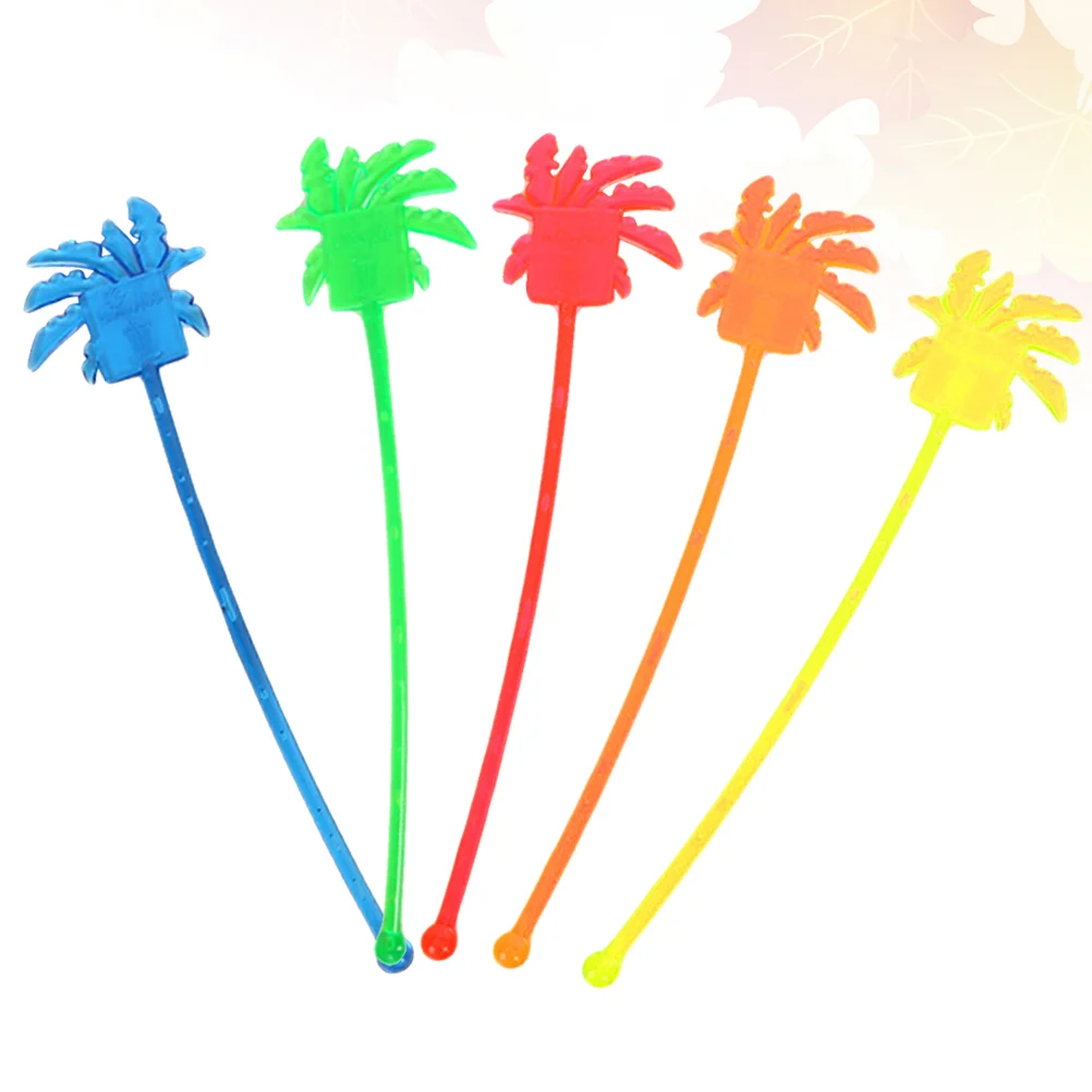 50 шт. красочная палочка для перемешивания напитков пластиковая мешалка форма