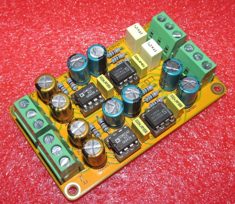 SSM2141 Небалансированная плата вывода RCA для сбалансированного XLR с отличной