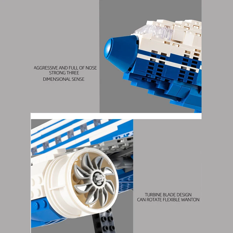 Школьный набор Moc Боинг 787 большие авиаторы для авиаперевозок модель