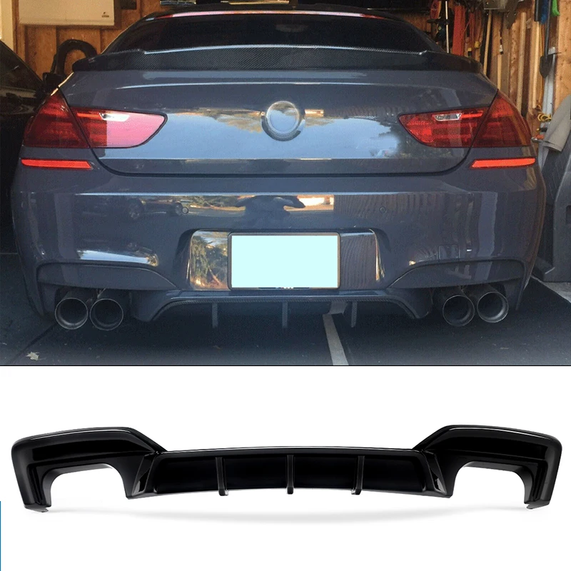 Задняя губа ДЛЯ BMW M6 2012-2018 F06 F12 F13 650i 640i 2 двери и 4 спортивный задний бампер диффузор