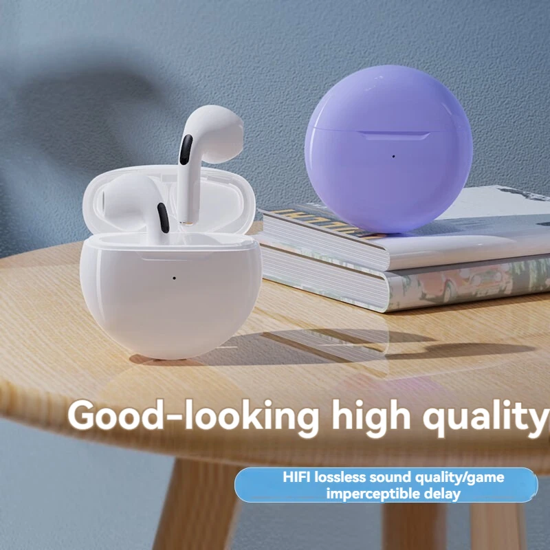 Беспроводные наушники Pro 6 TWS Bluetooth мини-наушники Спортивная стереогарнитура Для