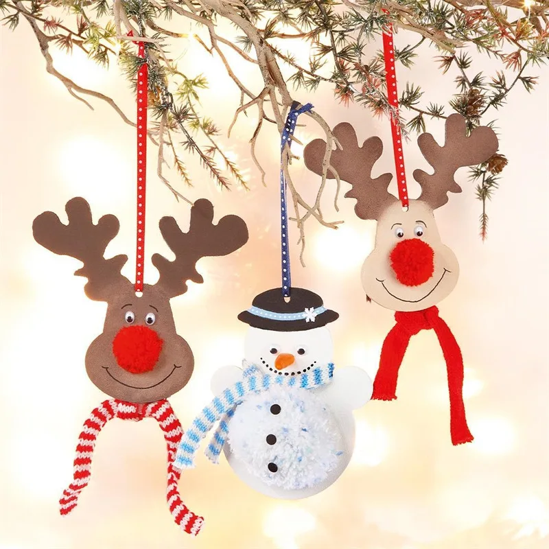 MintHome Новые рождественские ленты Вязание Вовняная нить Лента Рождественский