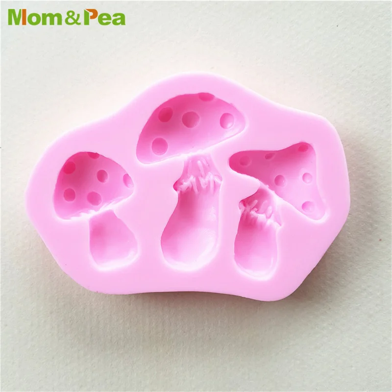 

MPA1234 Mushroom Shaped Silicone Press Mold Gum Paste Chocolate Ornamental Fondant Mould Cake Decoration Tools