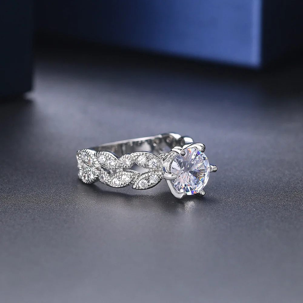 Новые свадебные обручальные кольца для женщин роскошные женские ювелирные