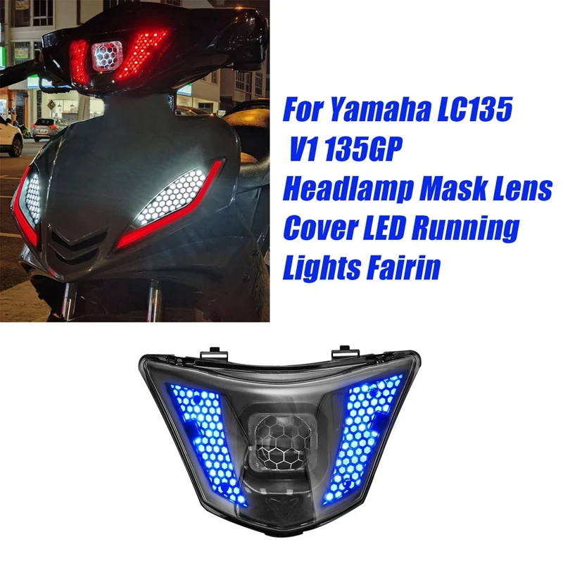 Светодиодные ходовые огни для мотоциклов 12 В 25 Вт Yamaha LC135 V1 135GP