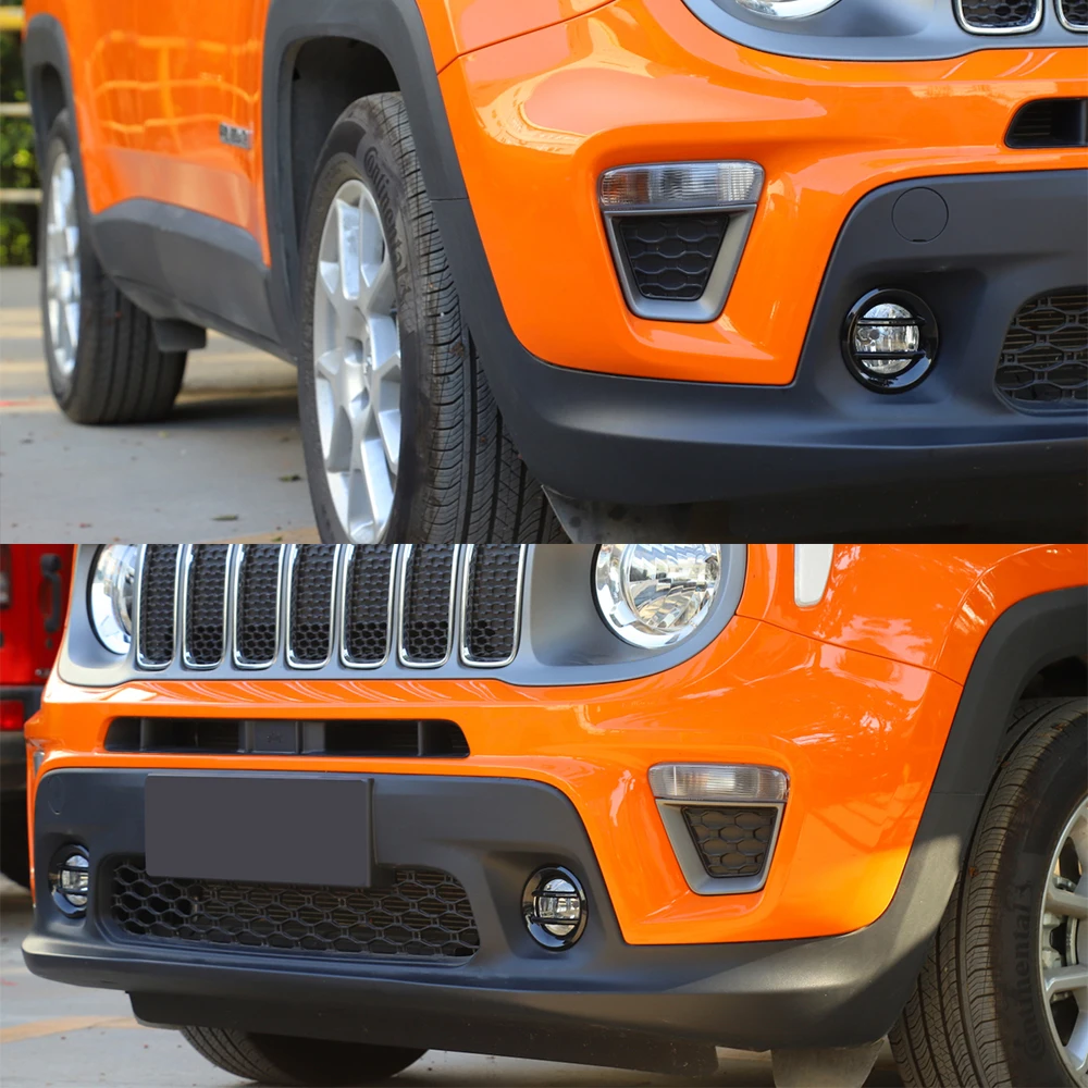 Для Jeep Renegade 2019 2020 2021 противотумансветильник фары декоративная крышка отделка