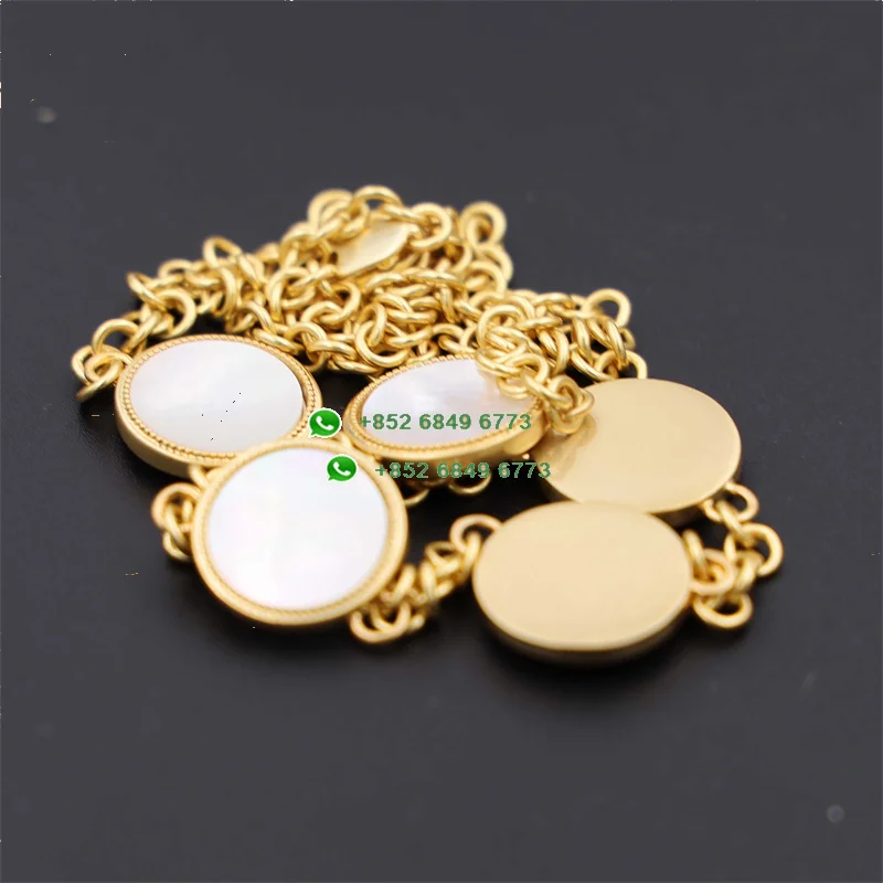

Brand Tory Pearl Gold Necklace For Women Ladies Gift Fashion Jewelry free shipping items
