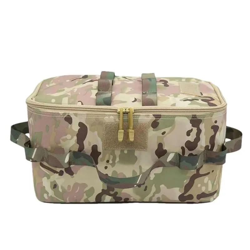 

Сумка для плиты с одной горелкой, сумка для хранения в холодильнике для кемпинга, сумка для хранения фотоплиты с 2-сторонней молнией, прочная