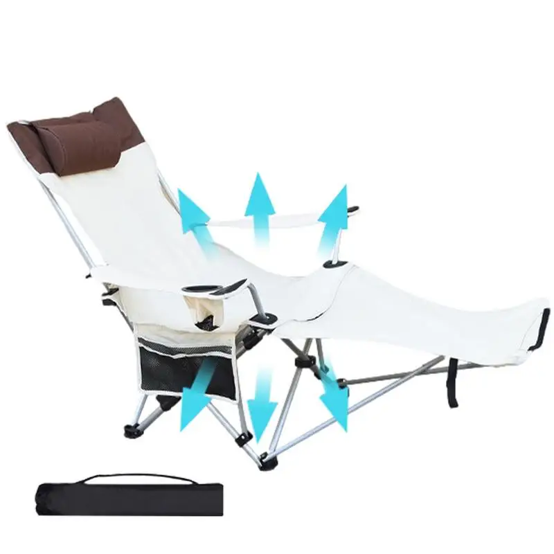 

Кресло для кемпинга с откидывающейся спинкой и подставкой для ног