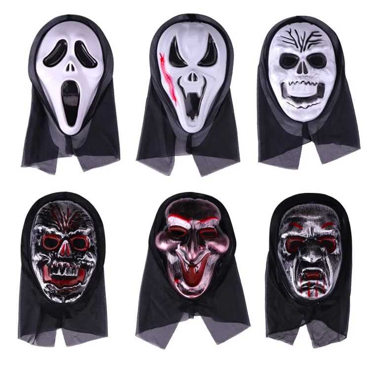 

Anime Cosplay Halloween Horror Death Skull Mask Script Kill Daylight Killing Scream Ghost Mask Wolf Tooth Ghost Mask