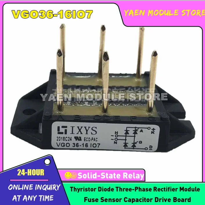 

VGO36-16IO7 VUO68-16NO7 VUO86-16NO7 PSD68-16 VUO28-12NO7 NEW ORIGIAL Rectifier bridge module IN STOCK