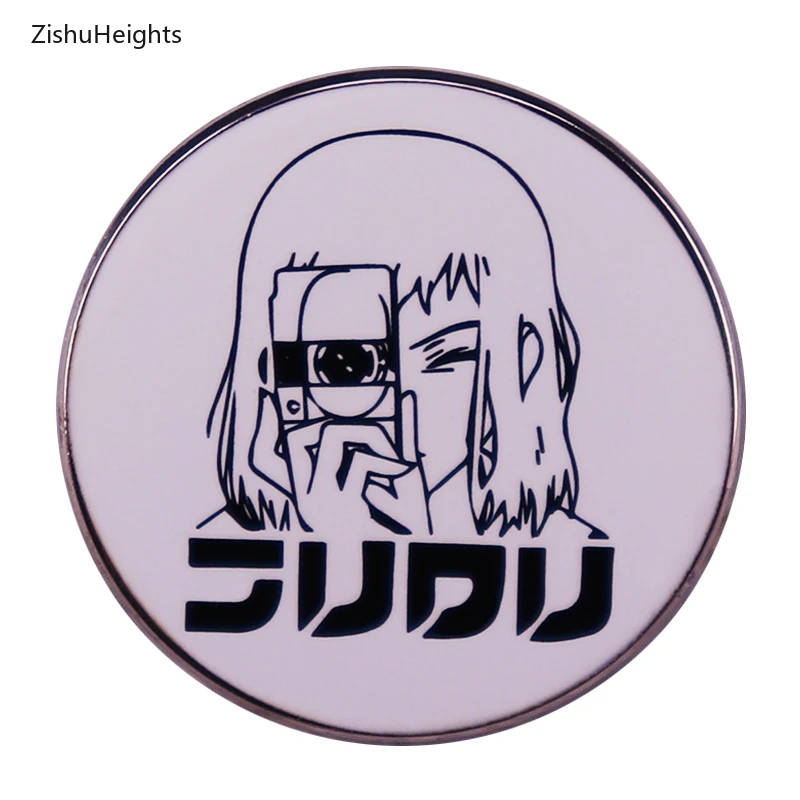 Fooly Cooly hard Enamel Pin FLCL Japanese Anime Mamimi Samejima Manga Badge Brooch Fashion Accessories