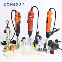 zonesun bottle capping machine wearable electric sealing bottles cap tightener capper screwing 10 50mm