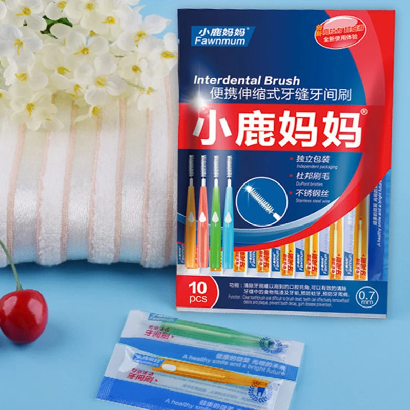 

/set Interdental Brush Teeth Floss Interdental Cleaners Orthodontic Teeth Brush Toothpick Oral Hygiene Care Accessories