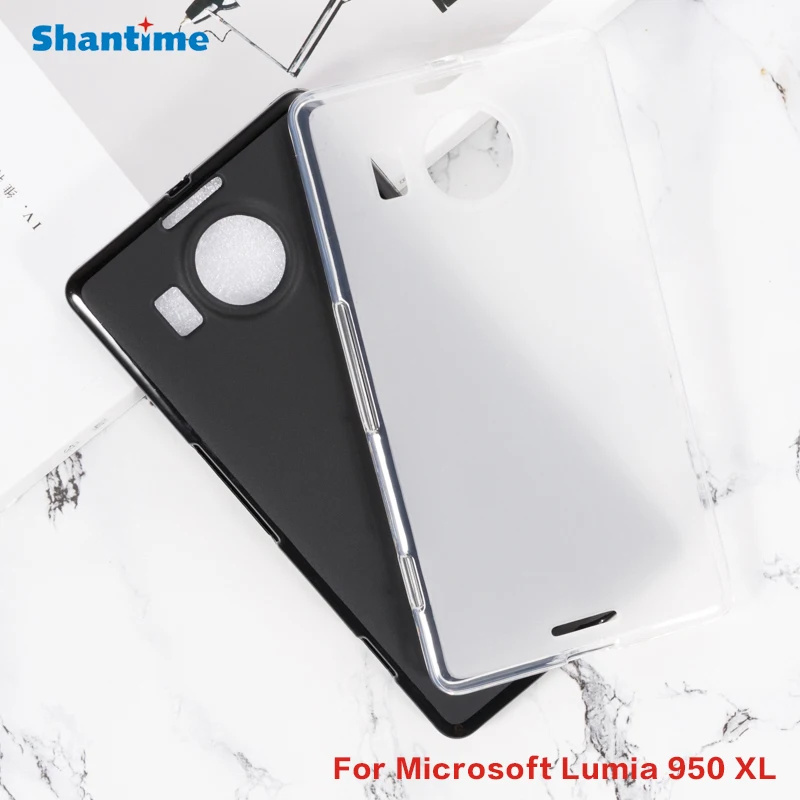 For Microsoft Lumia 950 XL Gel Pudding Silicone Phone Protective Back Shell For Microsoft Lumia 950 XL Soft TPU Case