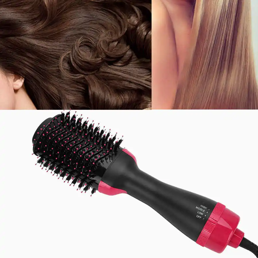 

4 IN 1 One Step Hair Hot Air Brush Hair Straightener Comb Curling Brush hair Styling Tools