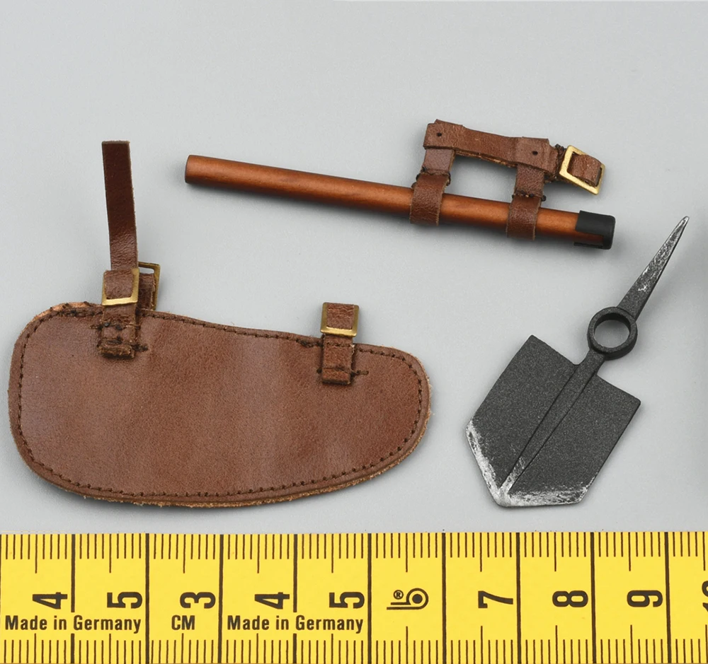 

1/6 DID B11013 WWI Military The British Infantry Soldier Tom Battle Shovel Set Bag Holster Set For Action Figure Scene Component