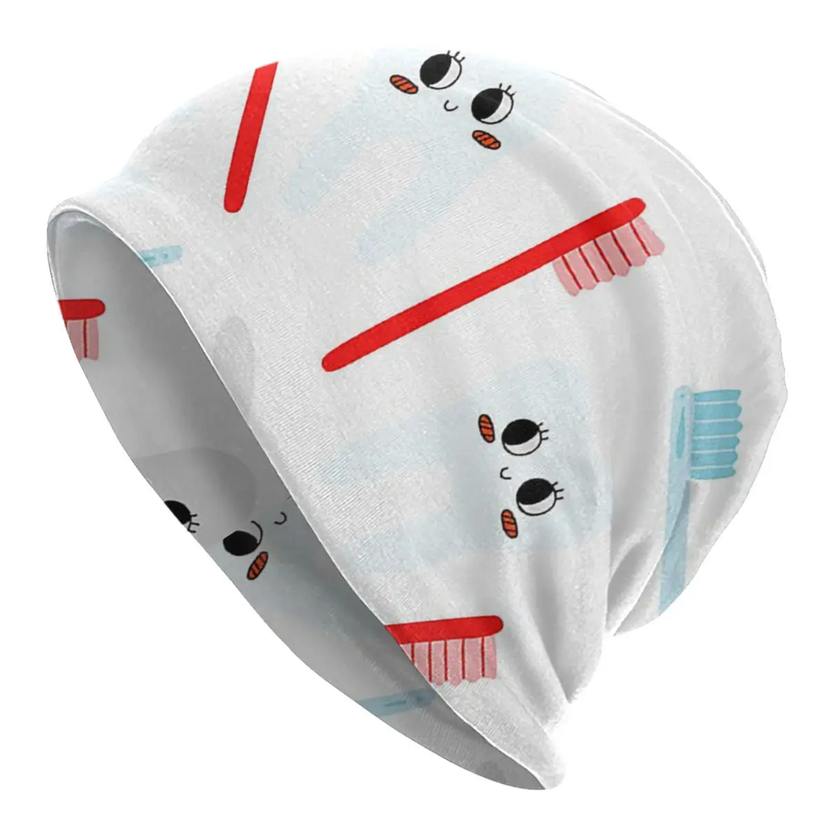 Трикотажная шапка с зубьями для дантиста осенне-зимняя